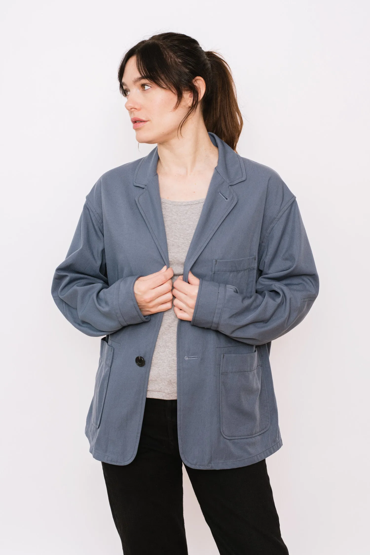 2B Jacket, Grey Blue
