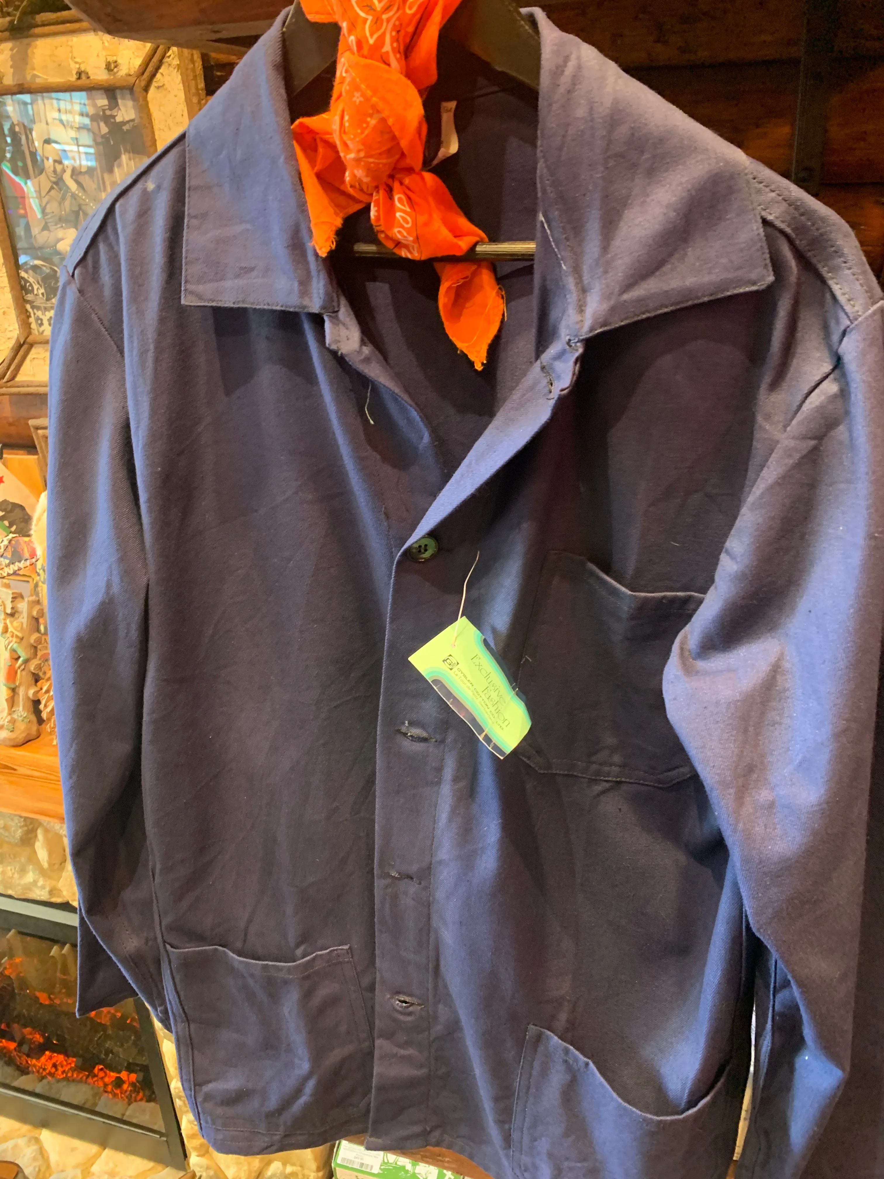 5. Vintage French Chore Deadstock New, L-XL