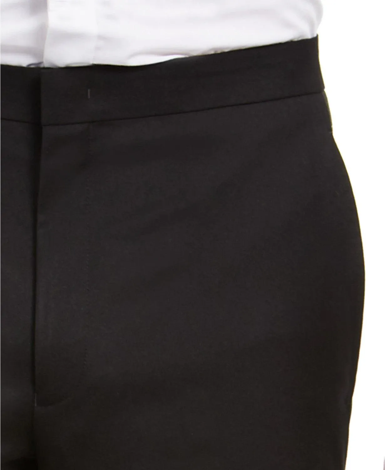 Alfani Men's Slim-Fit Stretch Black Tuxedo Pants 33 x 32 Black