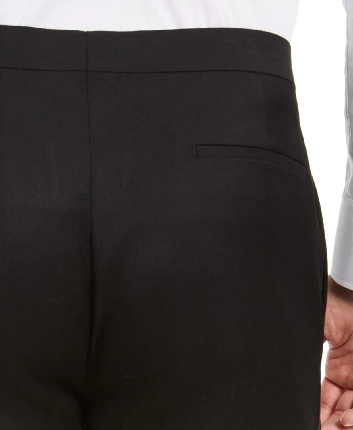 Alfani Men's Slim-Fit Stretch Black Tuxedo Pants 33 x 32 Black