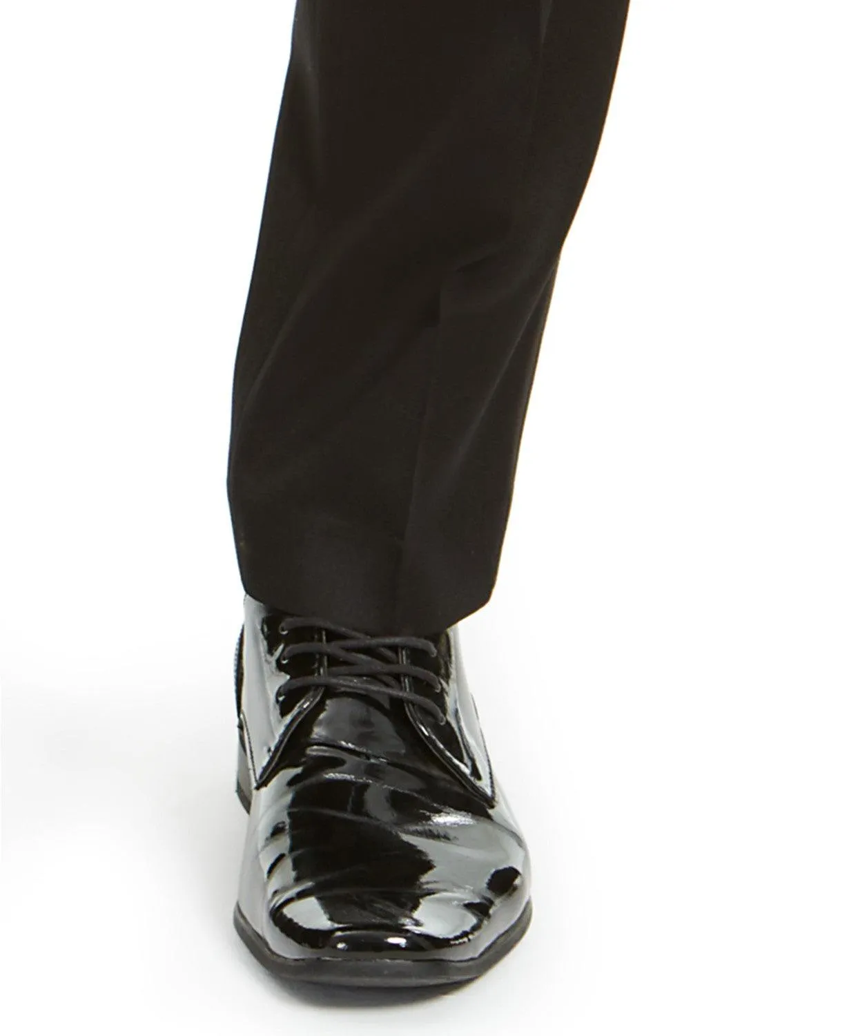 Alfani Men's Slim-Fit Stretch Black Tuxedo Pants 33 x 32 Black