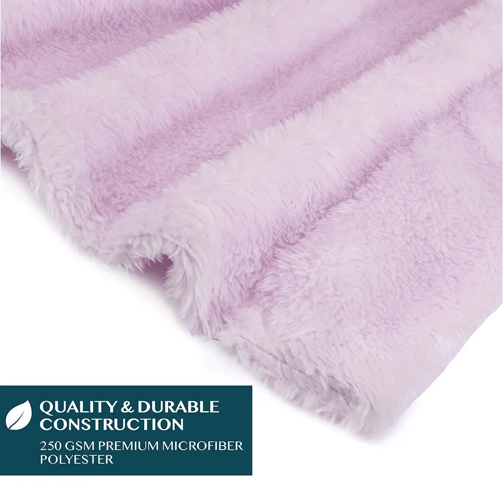 Angel Wrap Hoodie Sherpa Fluffy Poncho Blanket