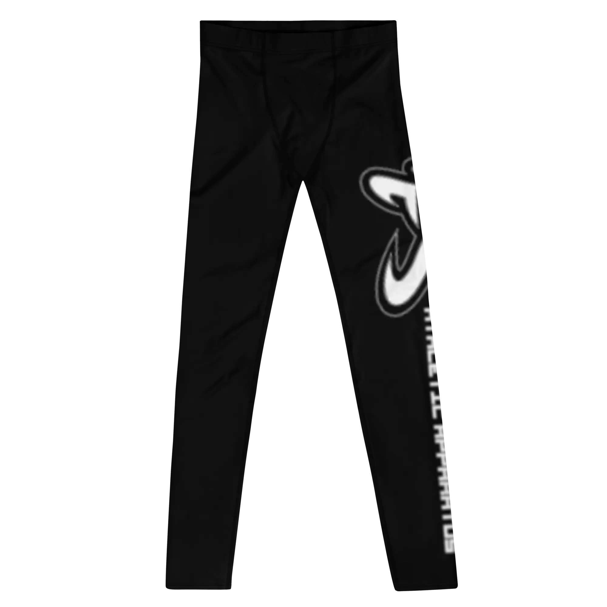 Athletic Apparatus Black White logo V2 Men's Leggings