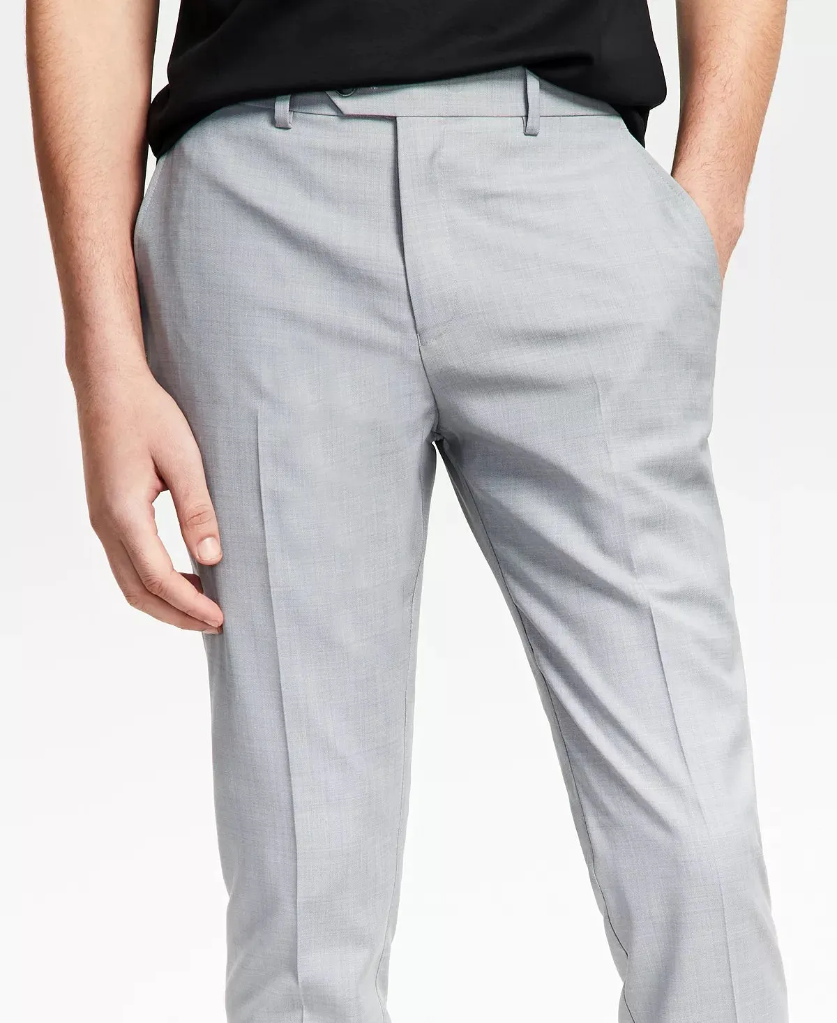 Bar Iii Mens Slim fit Dress Pants 38 / 30 Light Grey