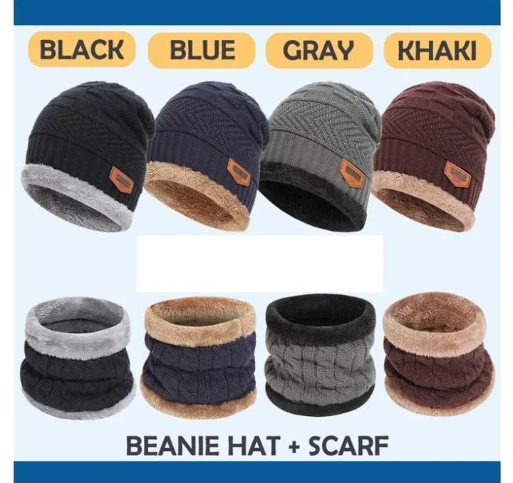 Beanie Hat Scarf Set