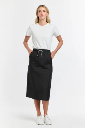 Black Quilted Skirt By 365 Days