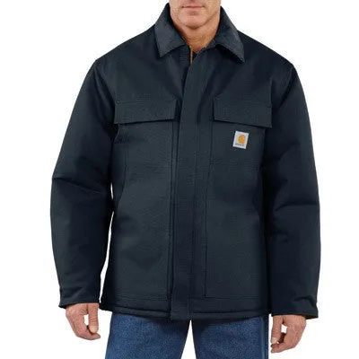 Carhartt 5X Regular Dark Navy Arctic Quilt-Lined 12 Ounce Cotton Duck Traditional Coat
