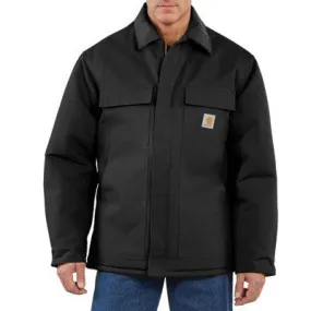 Carhartt Medium Regular Black Arctic Quilt-Lined 12 Ounce Cotton Duck Traditional Coat