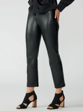 Carnaby Kick Crop Pleather