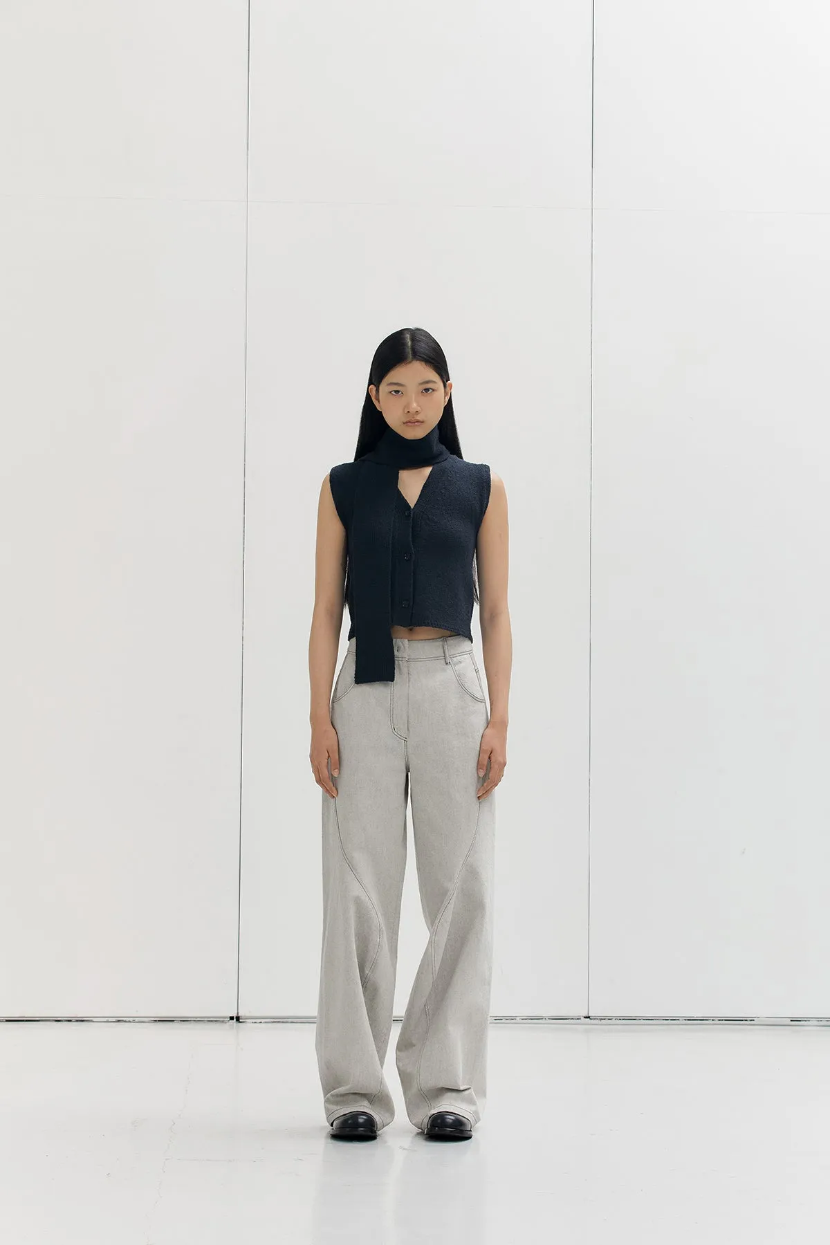 Channel Jeans In Ecru