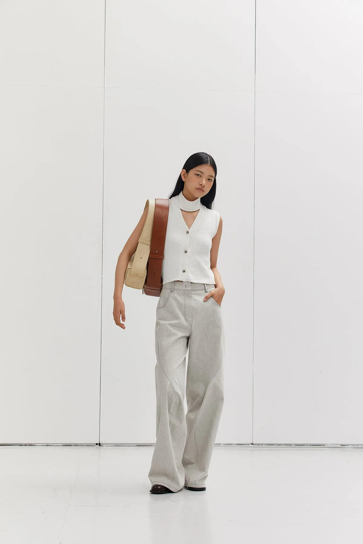 Channel Jeans In Ecru