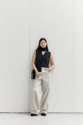 Channel Jeans In Ecru