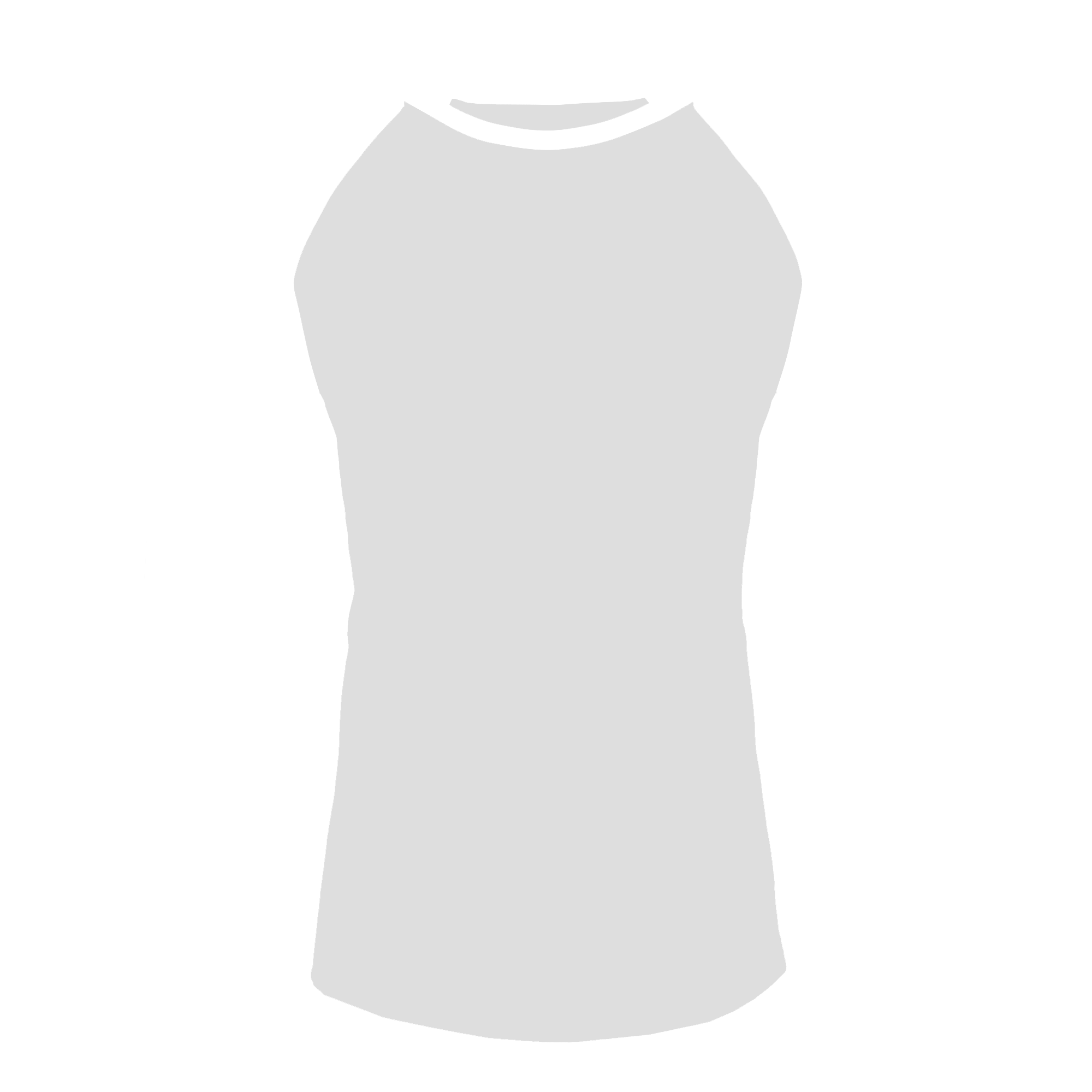 Cherokee Workwear Unisex Unisex V Neck Tunic White