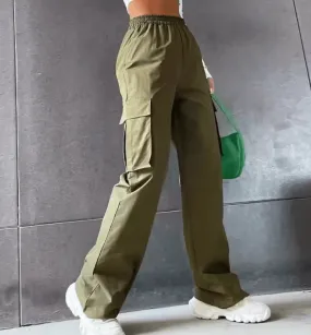 Chic Baggy Joggers for Women | High Waist Casual Cargo Pants