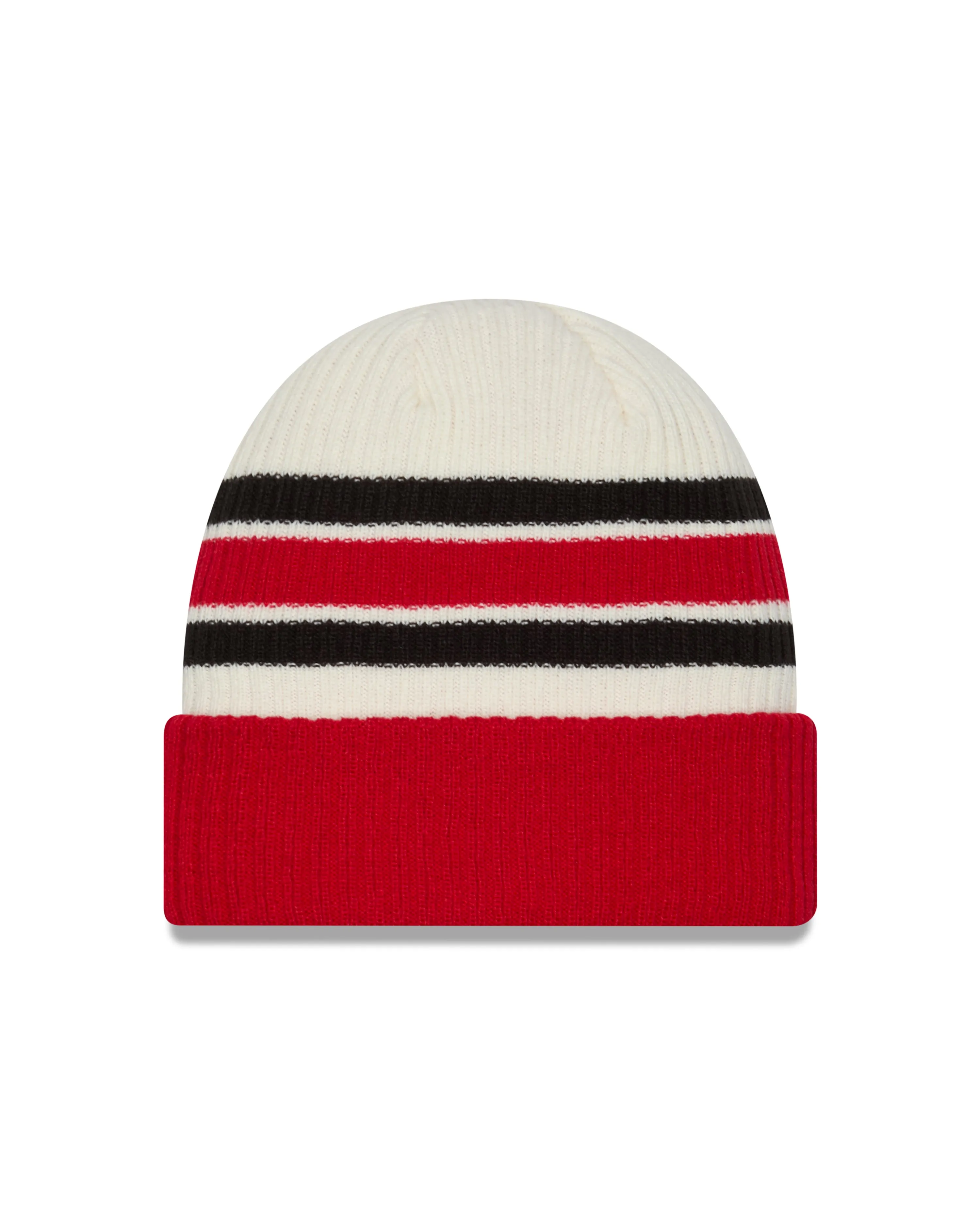 Chicago Blackhawks New Era Logo Red Vintage Cuffed Knit