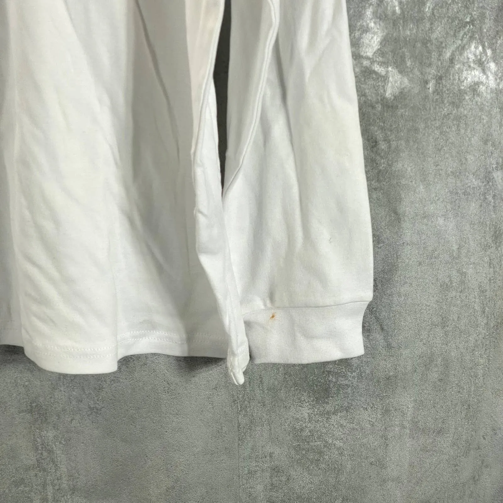 CLUB ROOM Men's White Solid Interlock Turtleneck Long-Sleeve Shirt SZ XL