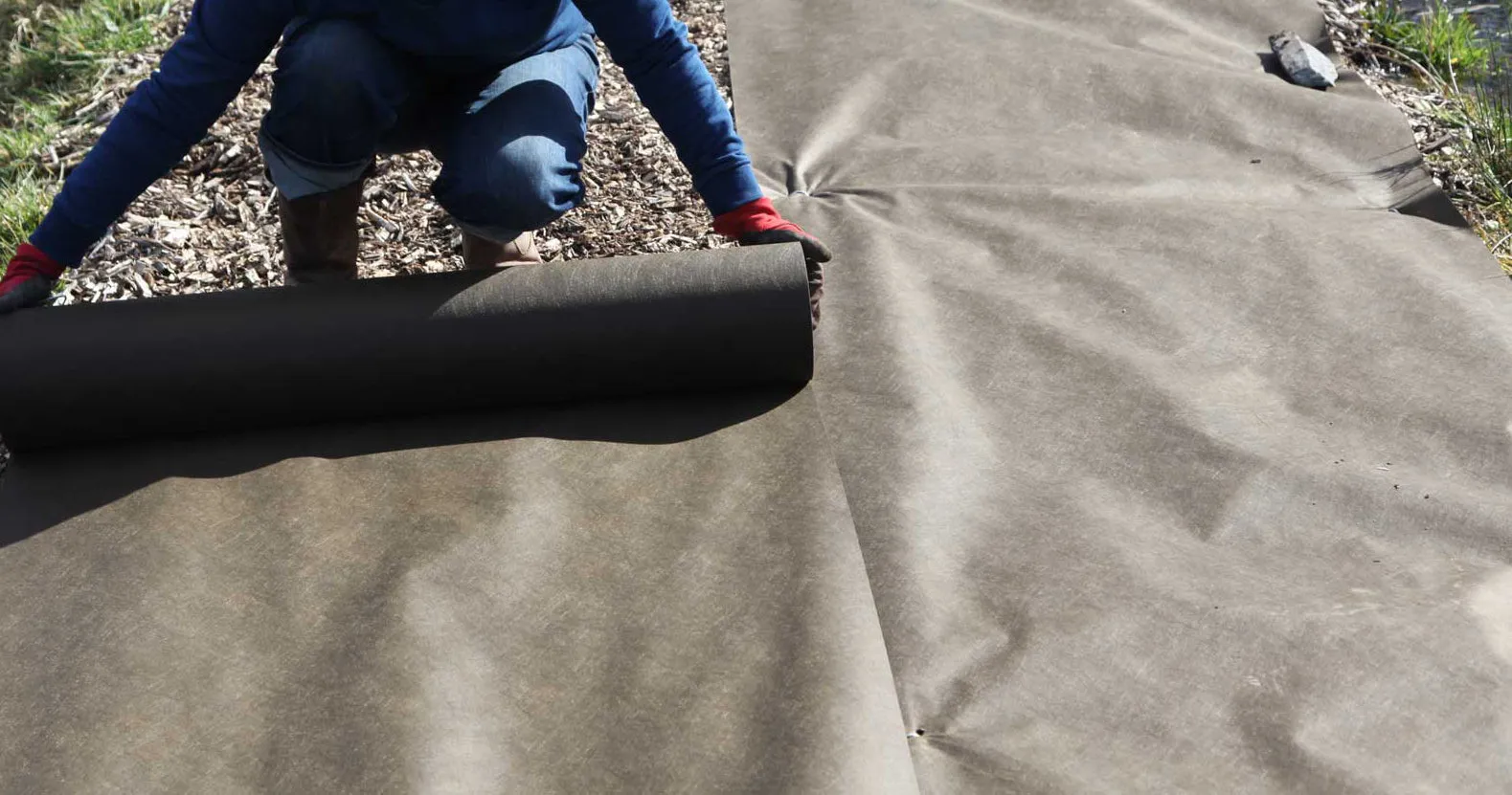 Cornstarch_Heavyweight | Slow Biodegradable Mulch | 1m x 100m