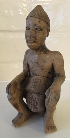 Fair Trade Camerounian Traditional Clay Figure Set