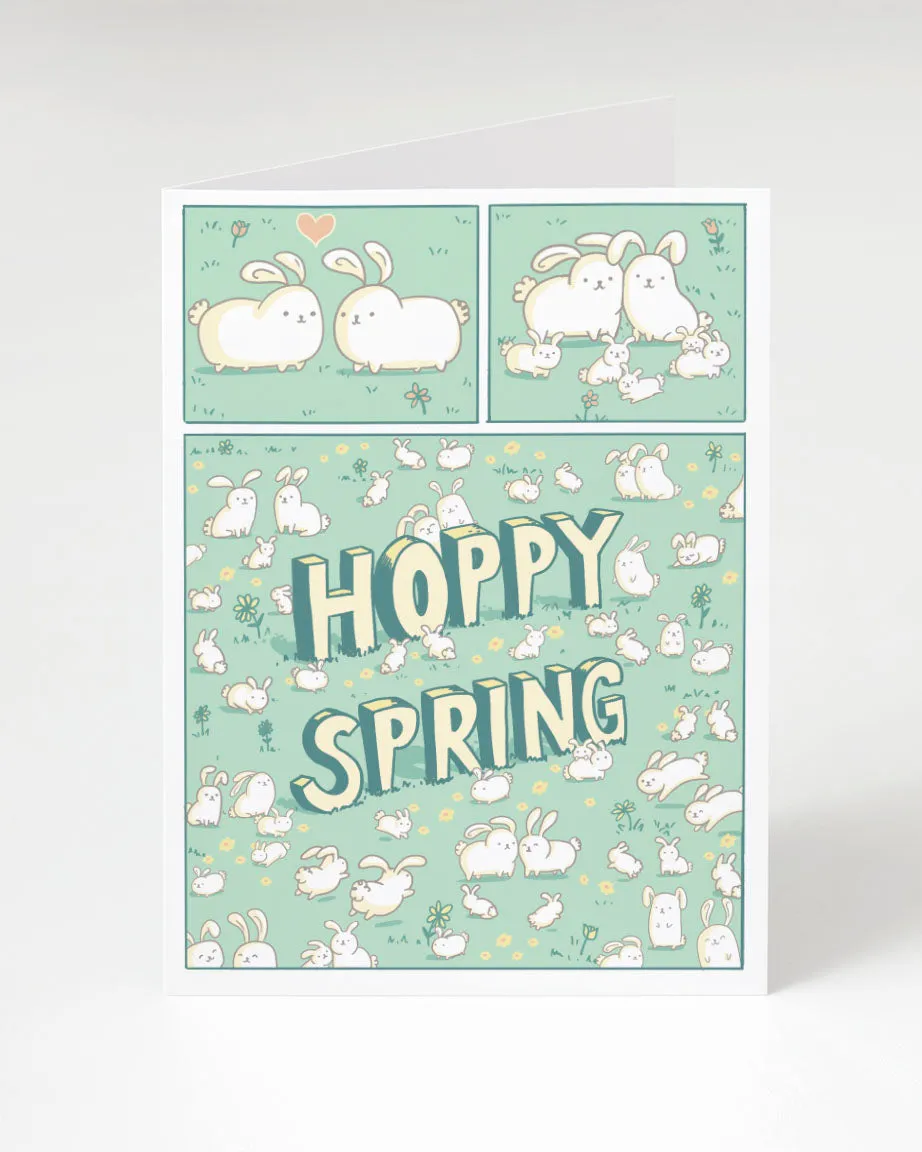 Hoppy Spring Card