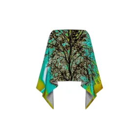 Island Tree of Life Poncho