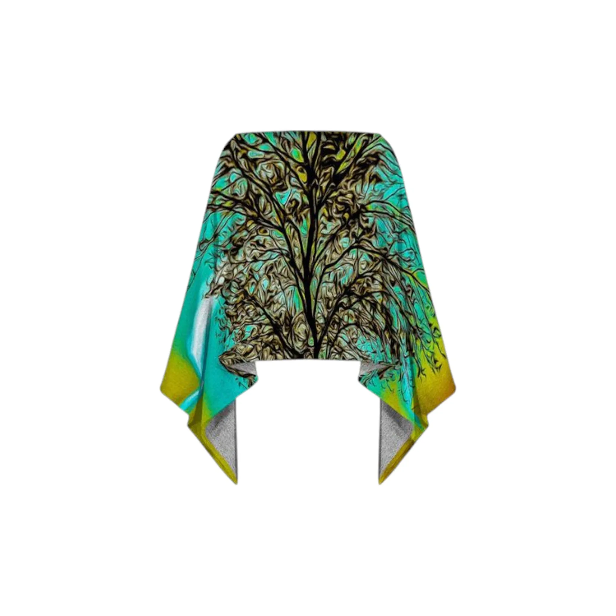 Island Tree of Life Poncho