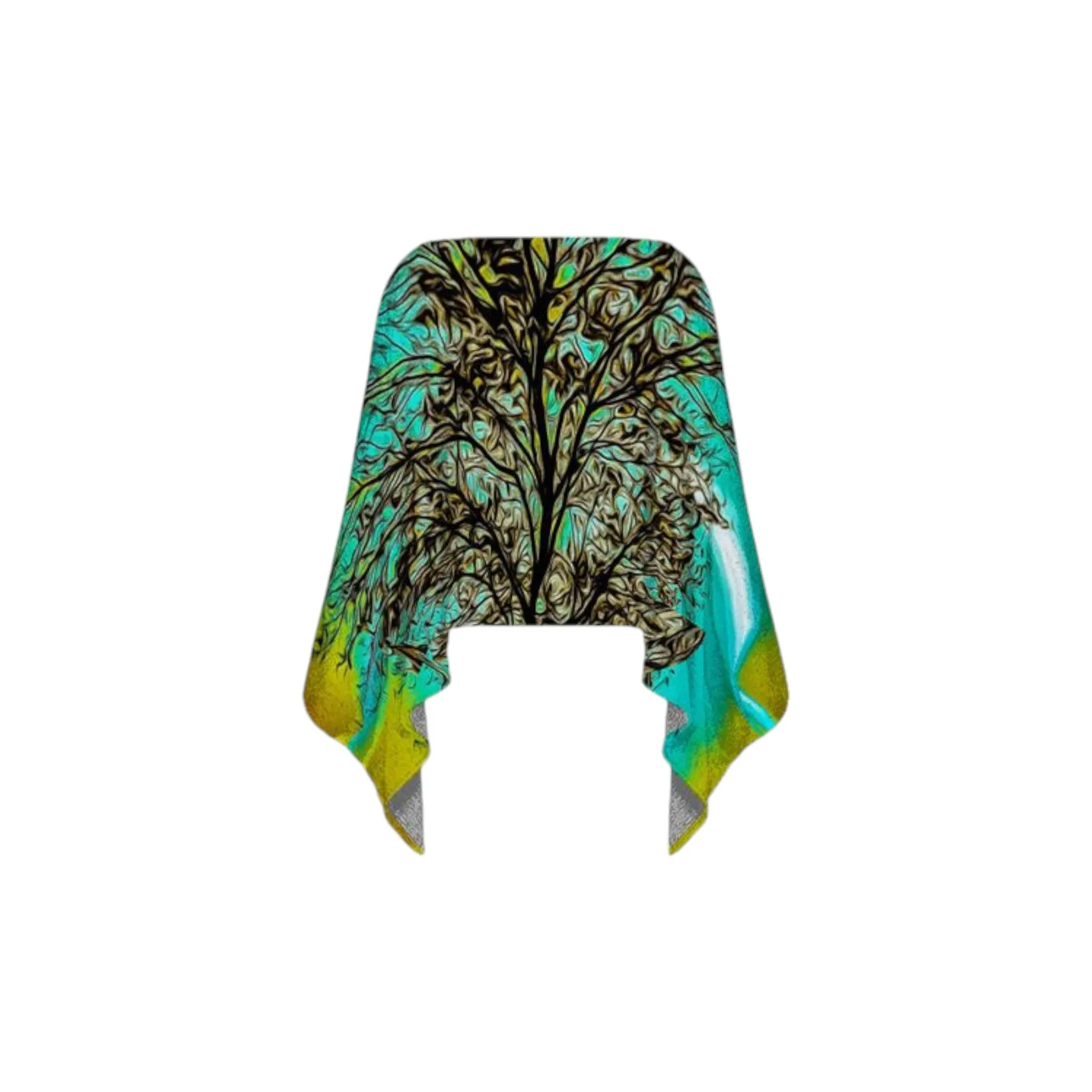 Island Tree of Life Poncho