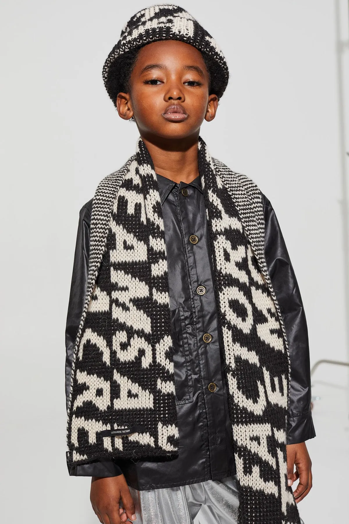 LCF Jacquard Knit Bonnet