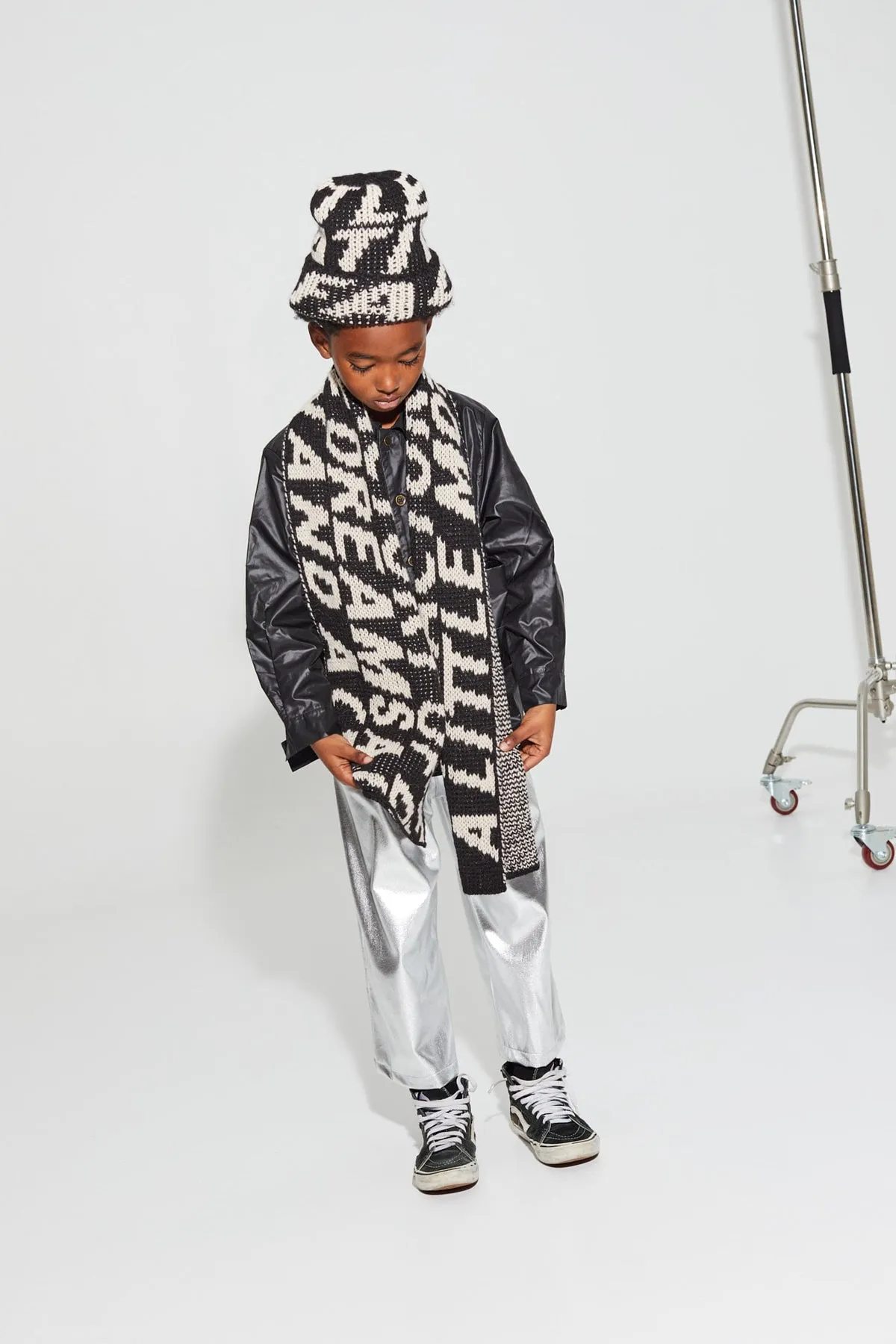 LCF Jacquard Knit Bonnet