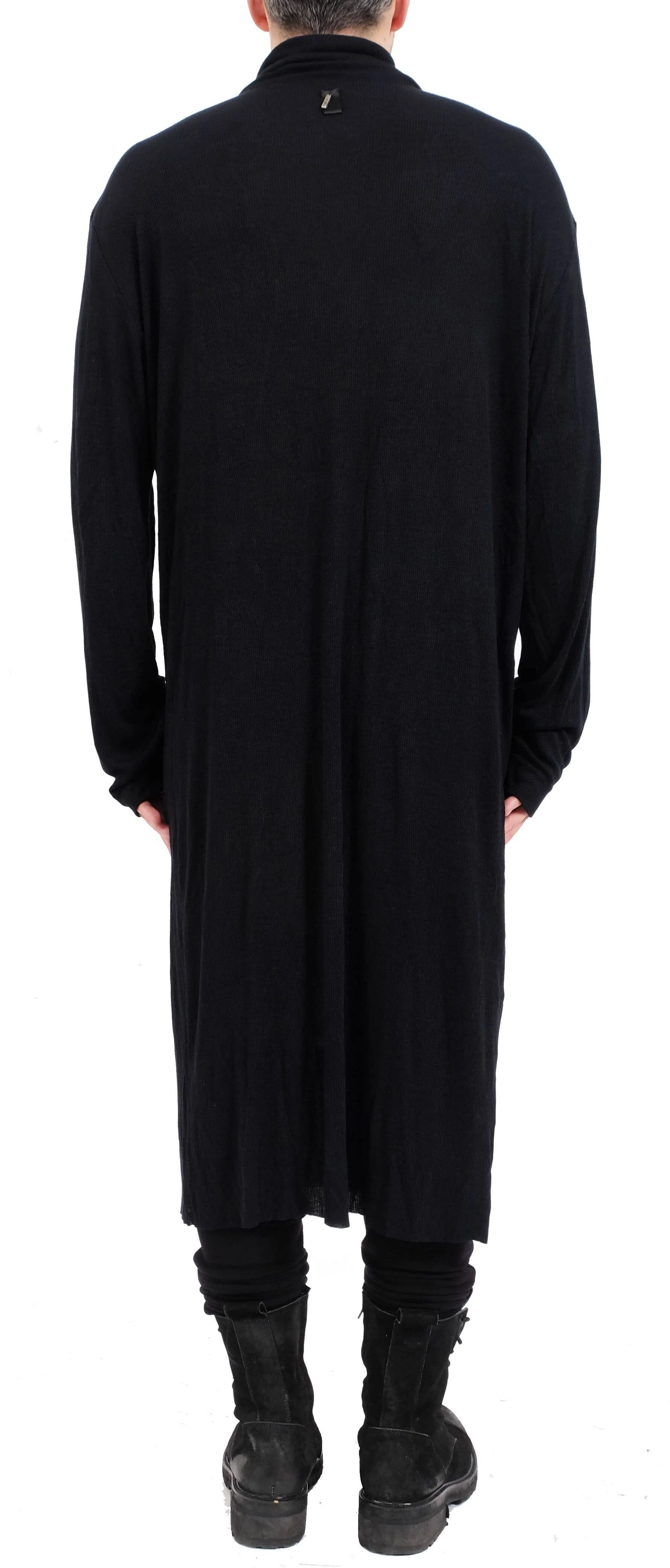 Long Wide Ribbed Turtleneck