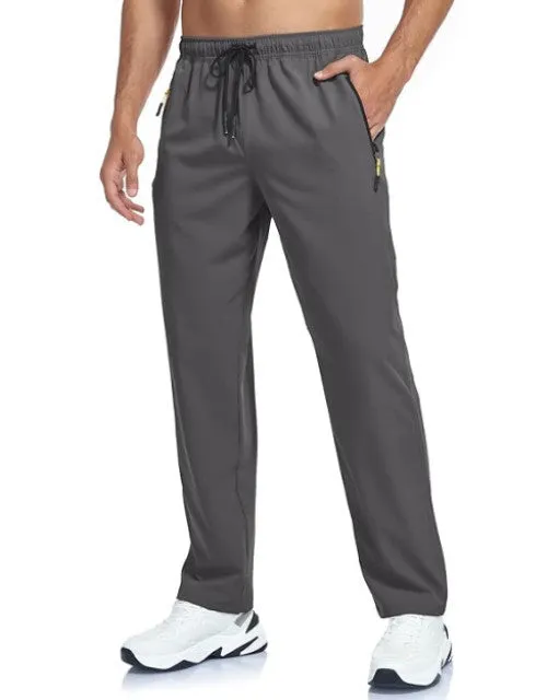 Men's Lightweight Pants Breathable Quick Dry Fit Waterproof Jogger Pant