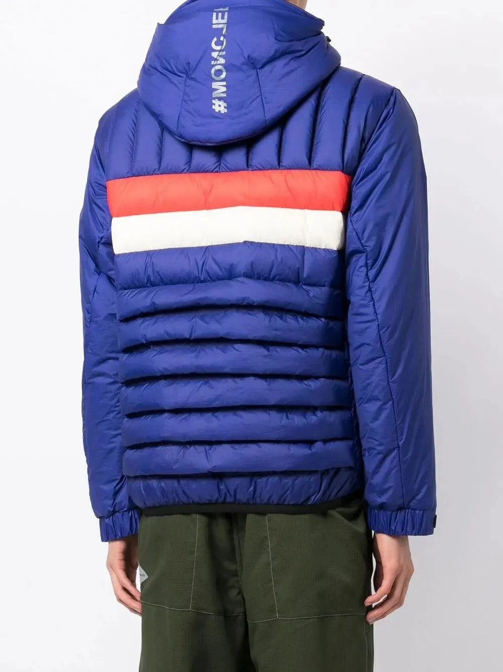 Moncler Grenoble Mens Monthey Zip-Up Puffer Jacket Coat Size 5 / XXL Blue