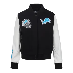 NFL DETROIT LIONS CLASSIC  WOOL VARSITY JACKET | NFL WOOL JACKET