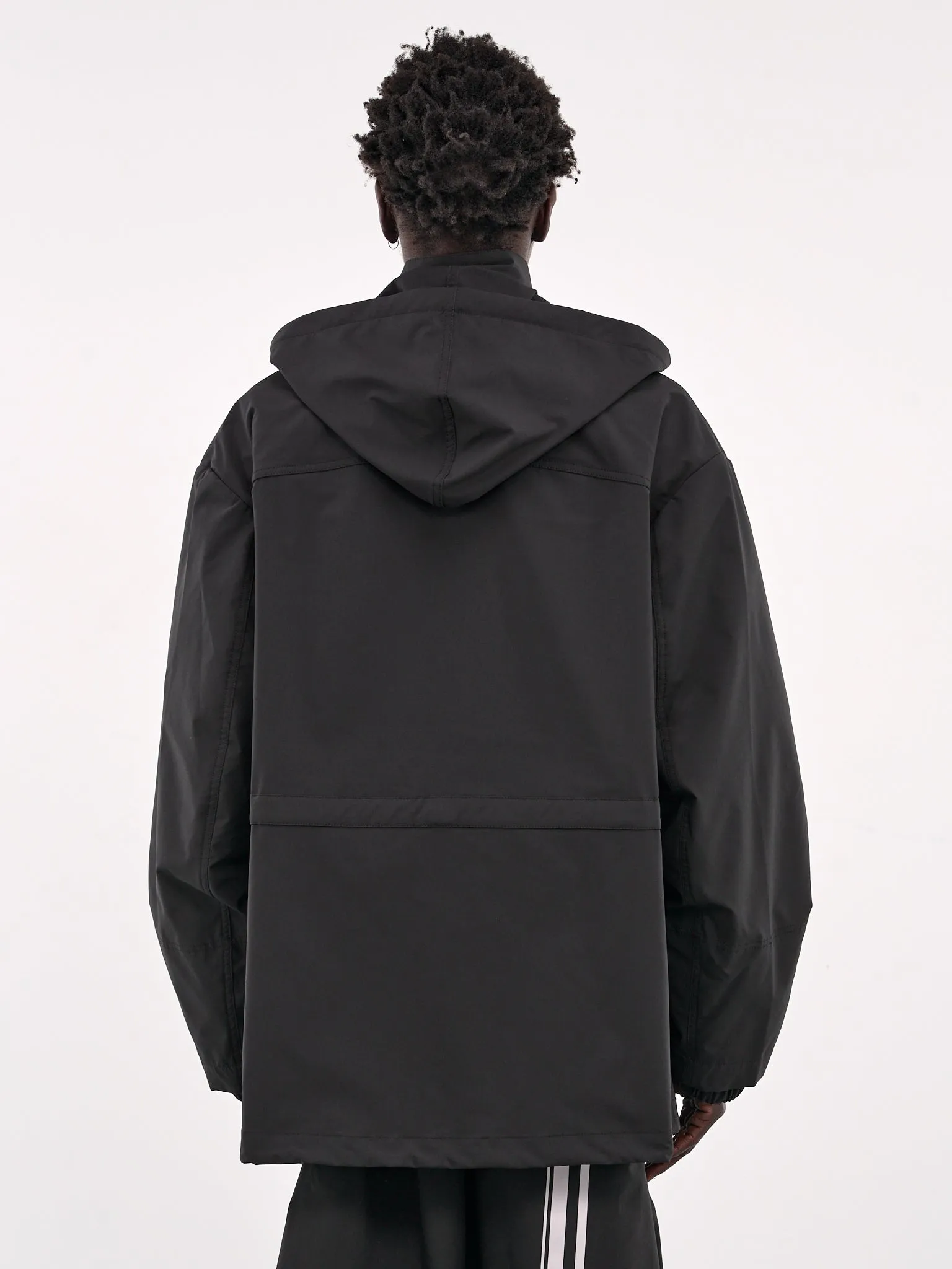 Nylon Multi-Pocket Kimono Jacket (25E96MXR10-999-BLACK)