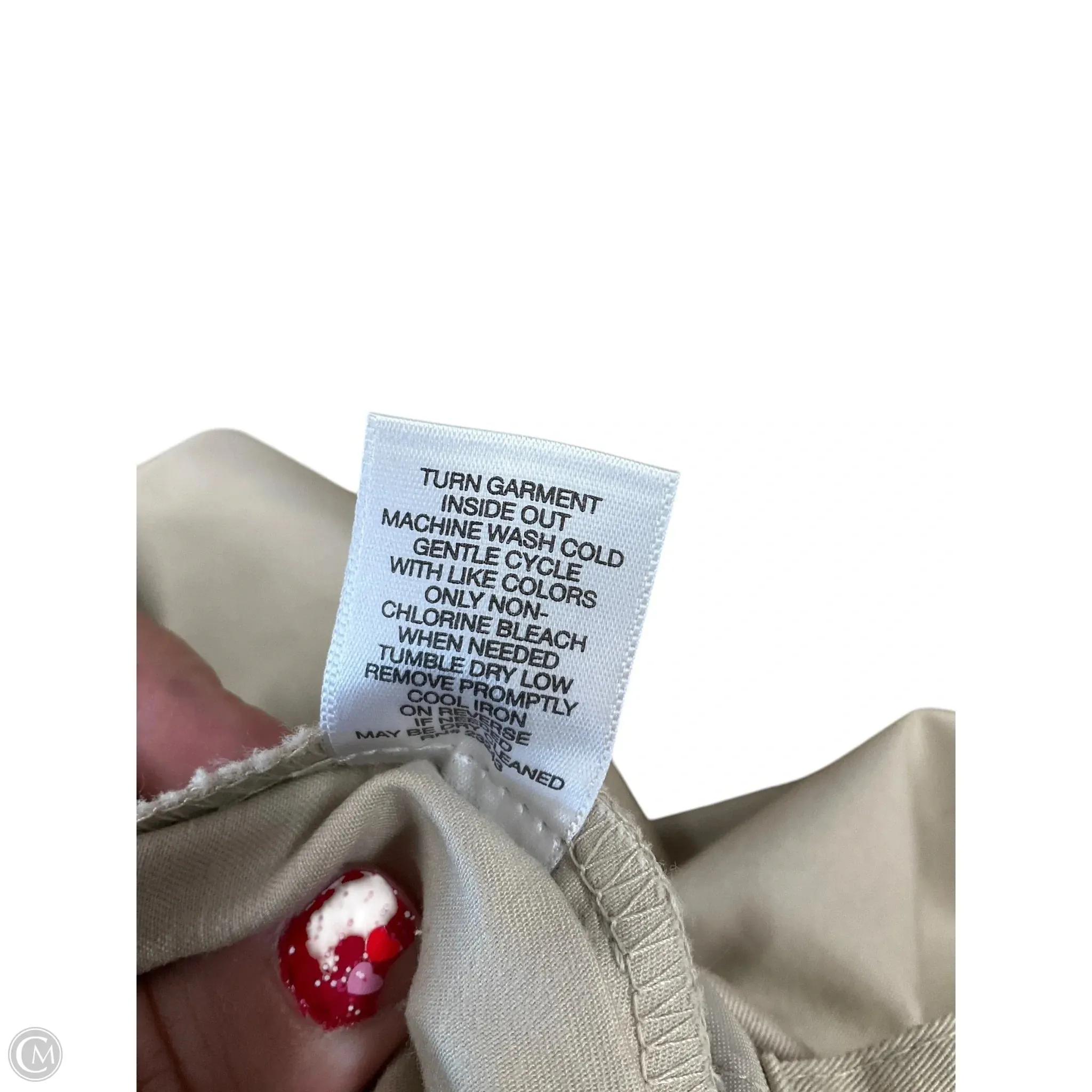 Pants Dress By Cmc In Cream, Size: 4