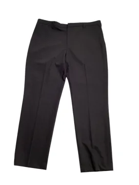 Perry Ellis Mens Modern fit Dress Pants 40 / 32 Black Solid Stretch
