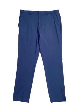 Perry Ellis Portfolio Men's Slim Fit Windowpane Suit Dress Pants Blue 31 x 30
