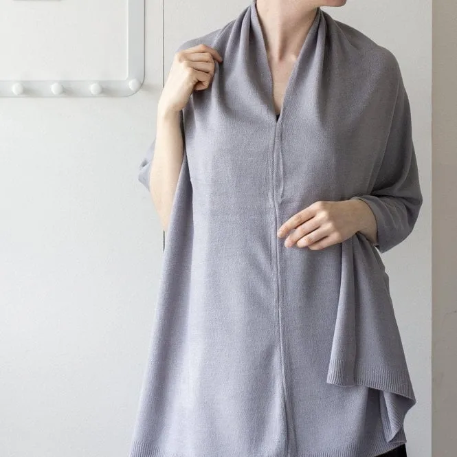 Personalised Easy To Wear Fine Knit Overhead Poncho