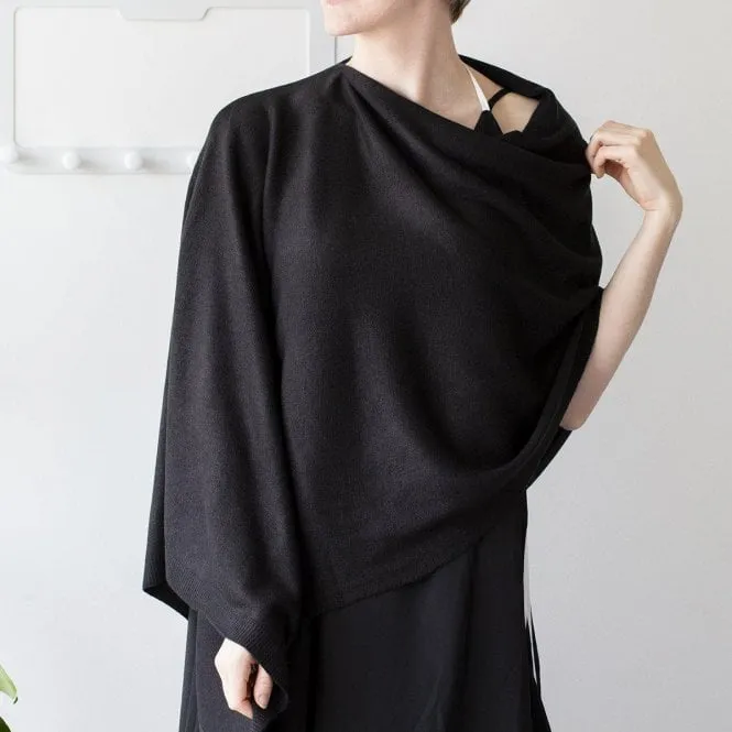 Personalised Easy To Wear Fine Knit Overhead Poncho
