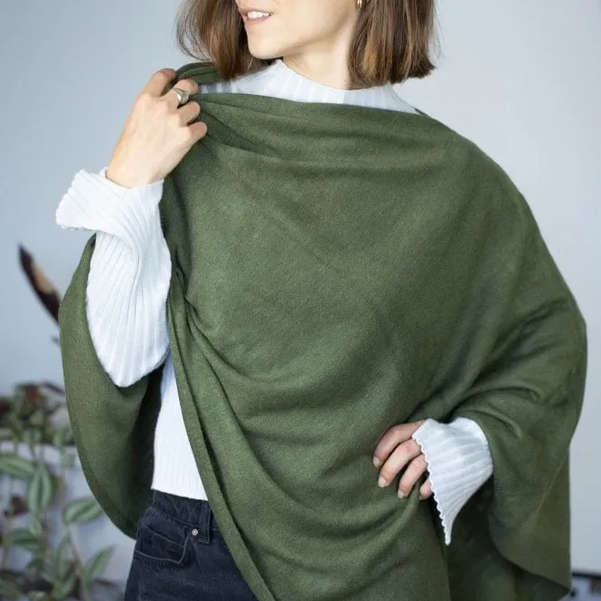 Personalised Easy To Wear Fine Knit Overhead Poncho