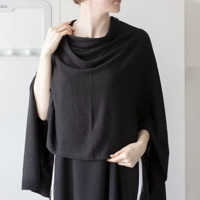 Personalised Easy To Wear Fine Knit Overhead Poncho