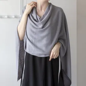 Personalised Easy To Wear Fine Knit Overhead Poncho