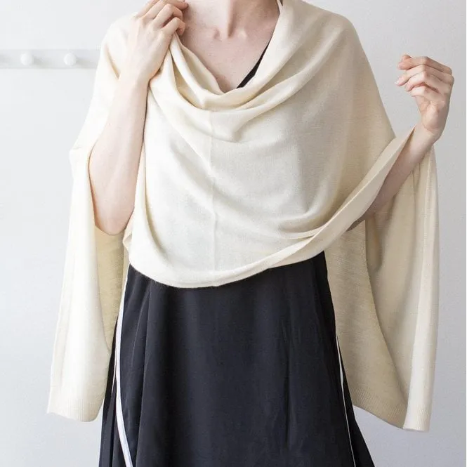 Personalised Easy To Wear Fine Knit Overhead Poncho