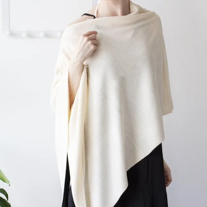 Personalised Easy To Wear Fine Knit Overhead Poncho