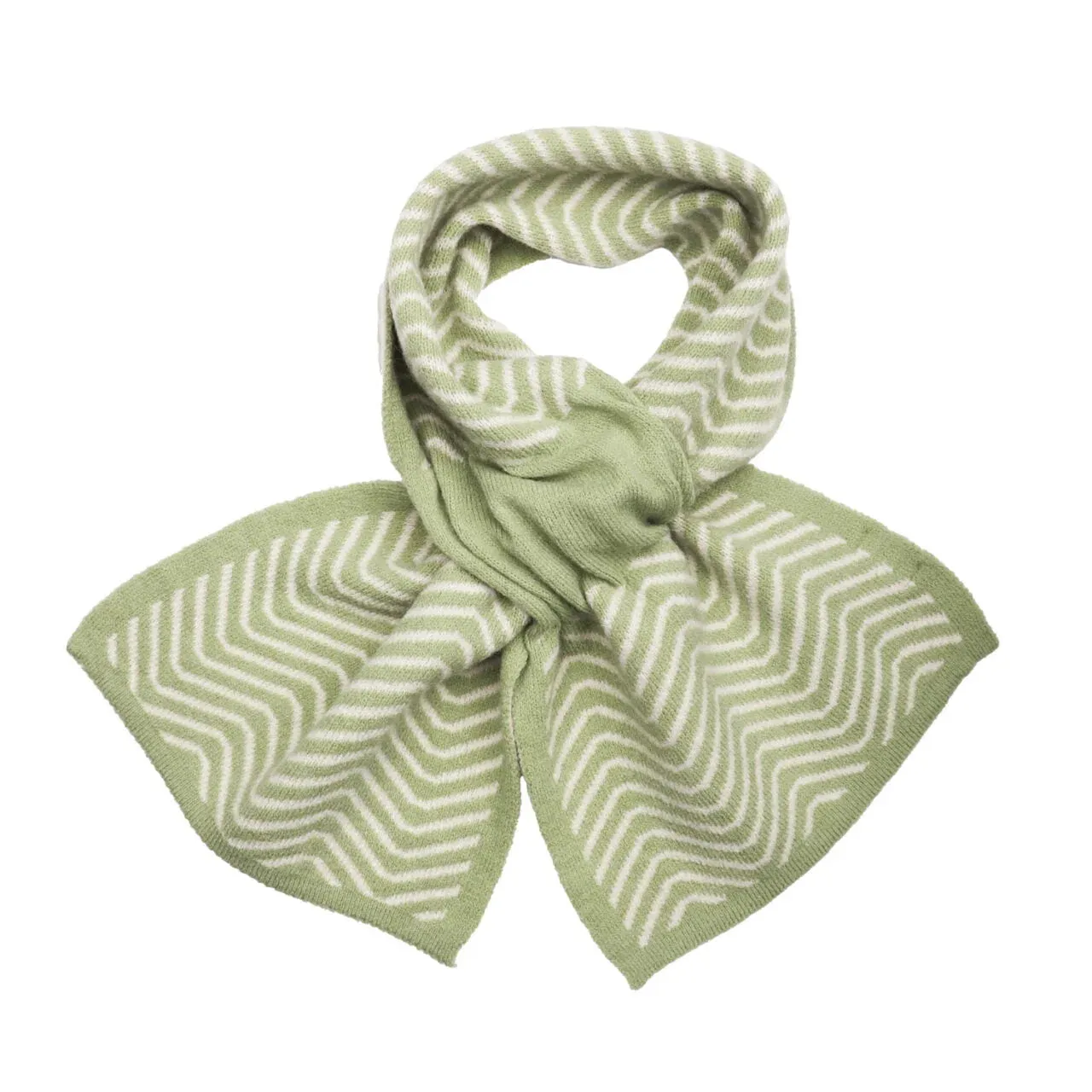 Pull Through Herringbone Green