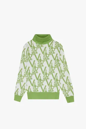 "ELYSIAN" CITRUS SORBET TURTLE NECK
