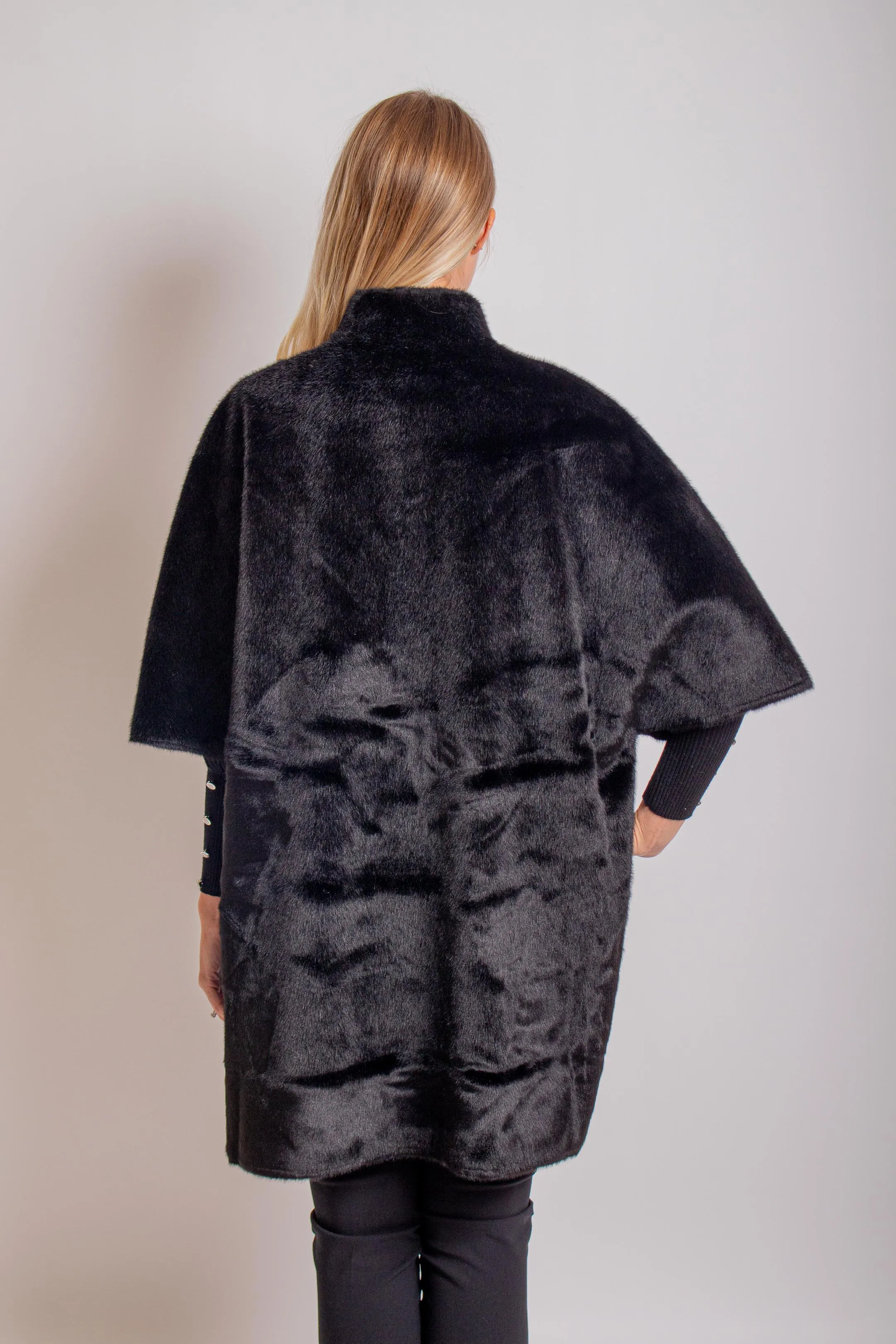 "Nia" Coat In Black