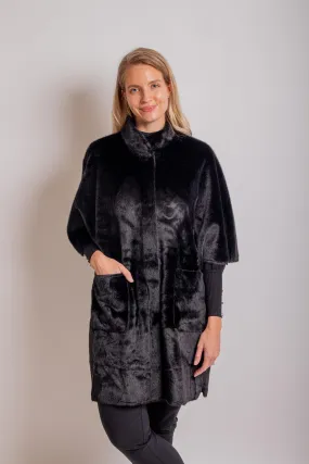 "Nia" Coat In Black