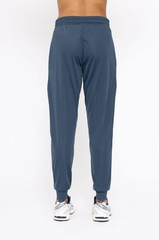 Solid Pleated Front Joggers