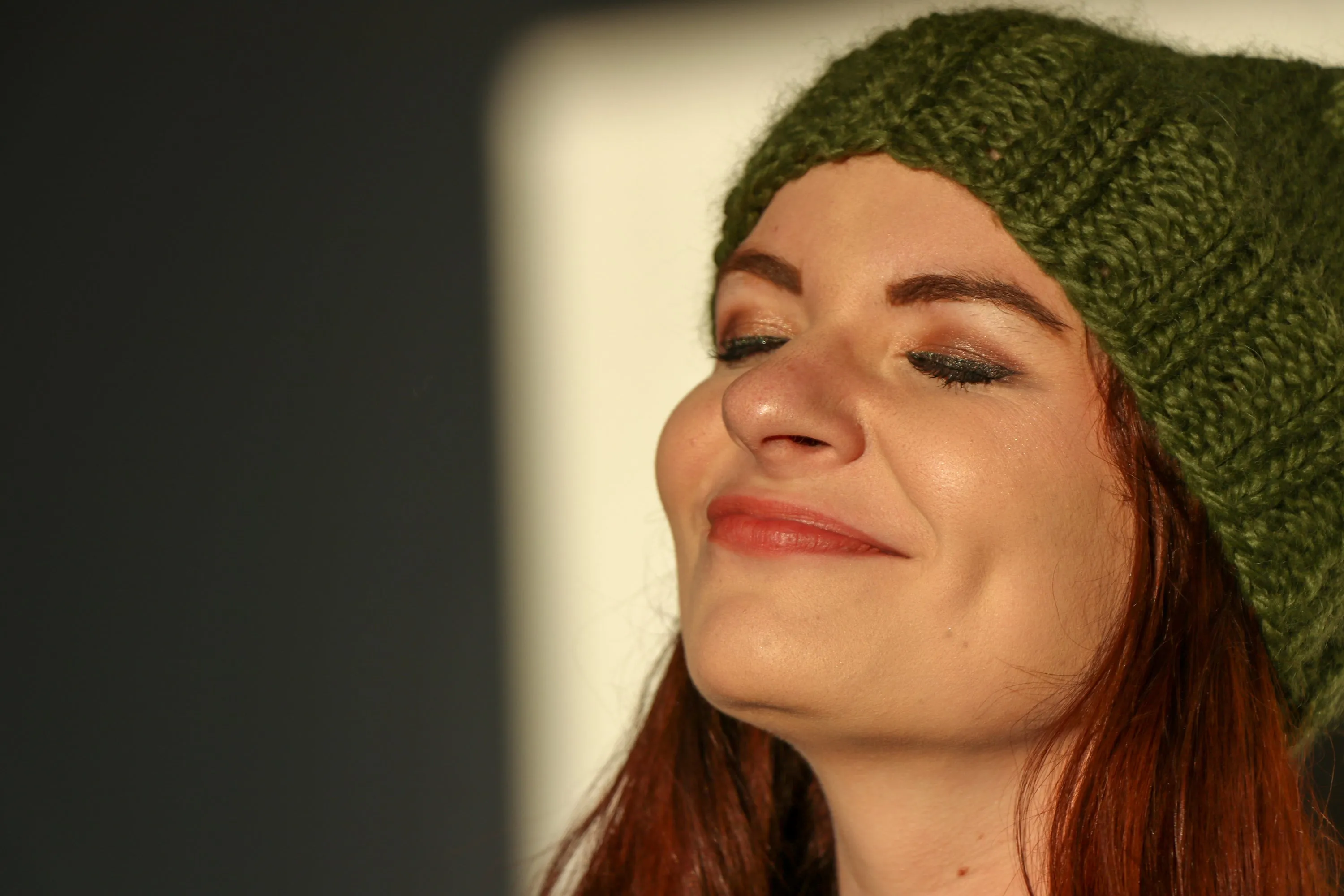 The Savage : Hand Knit Skull Hat
