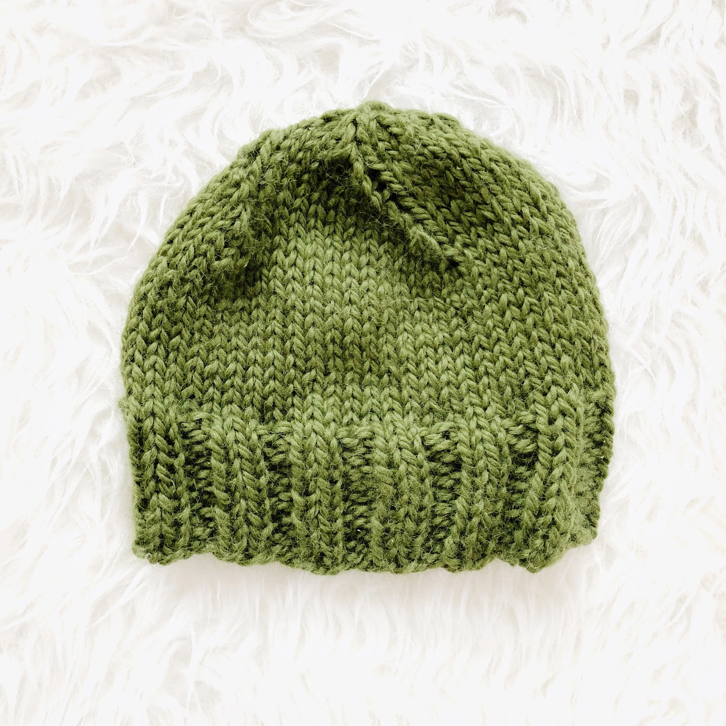 The Savage : Hand Knit Skull Hat